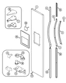 Freezer outer door