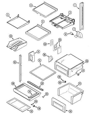 Shelves & accessories