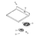 Magic Chef CER3765AAC top assembly diagram