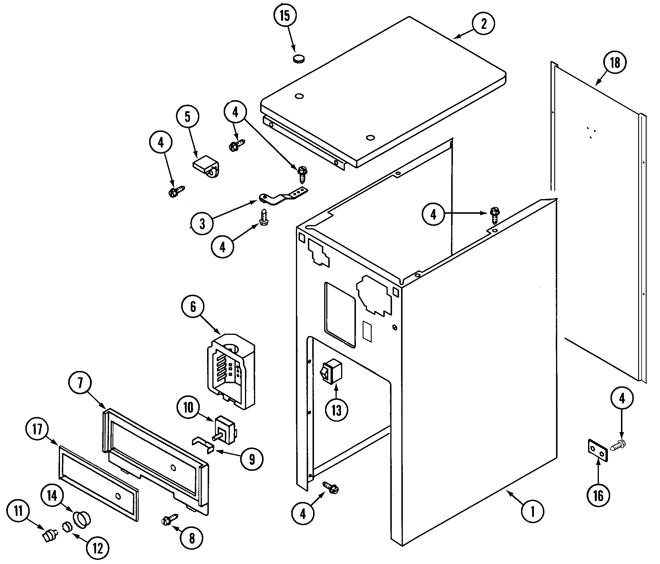 Cabinet & control panel (series 5)