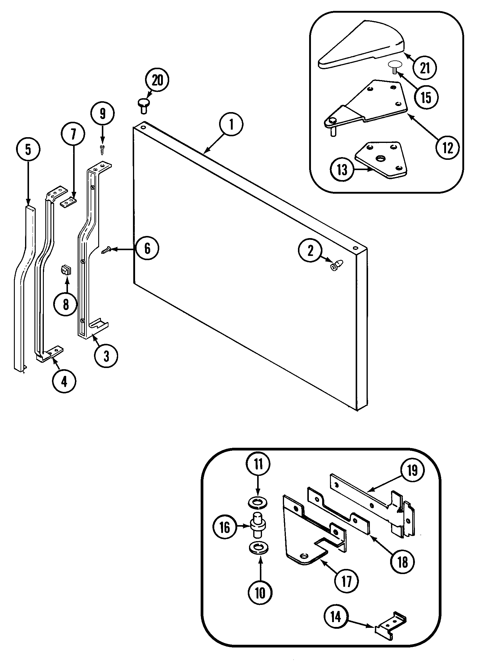 FREEZER OUTER DOOR