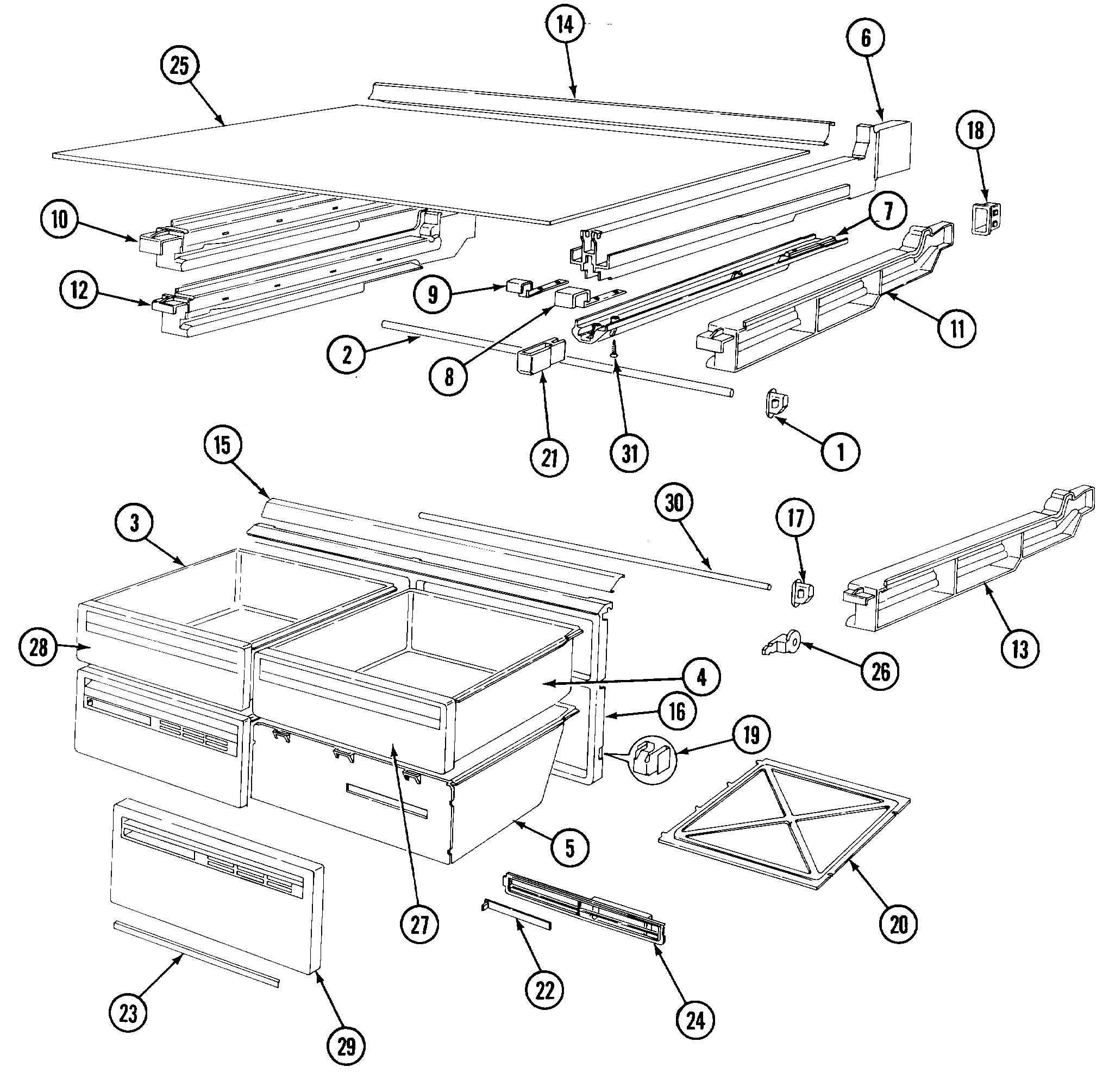 Chest of drawers