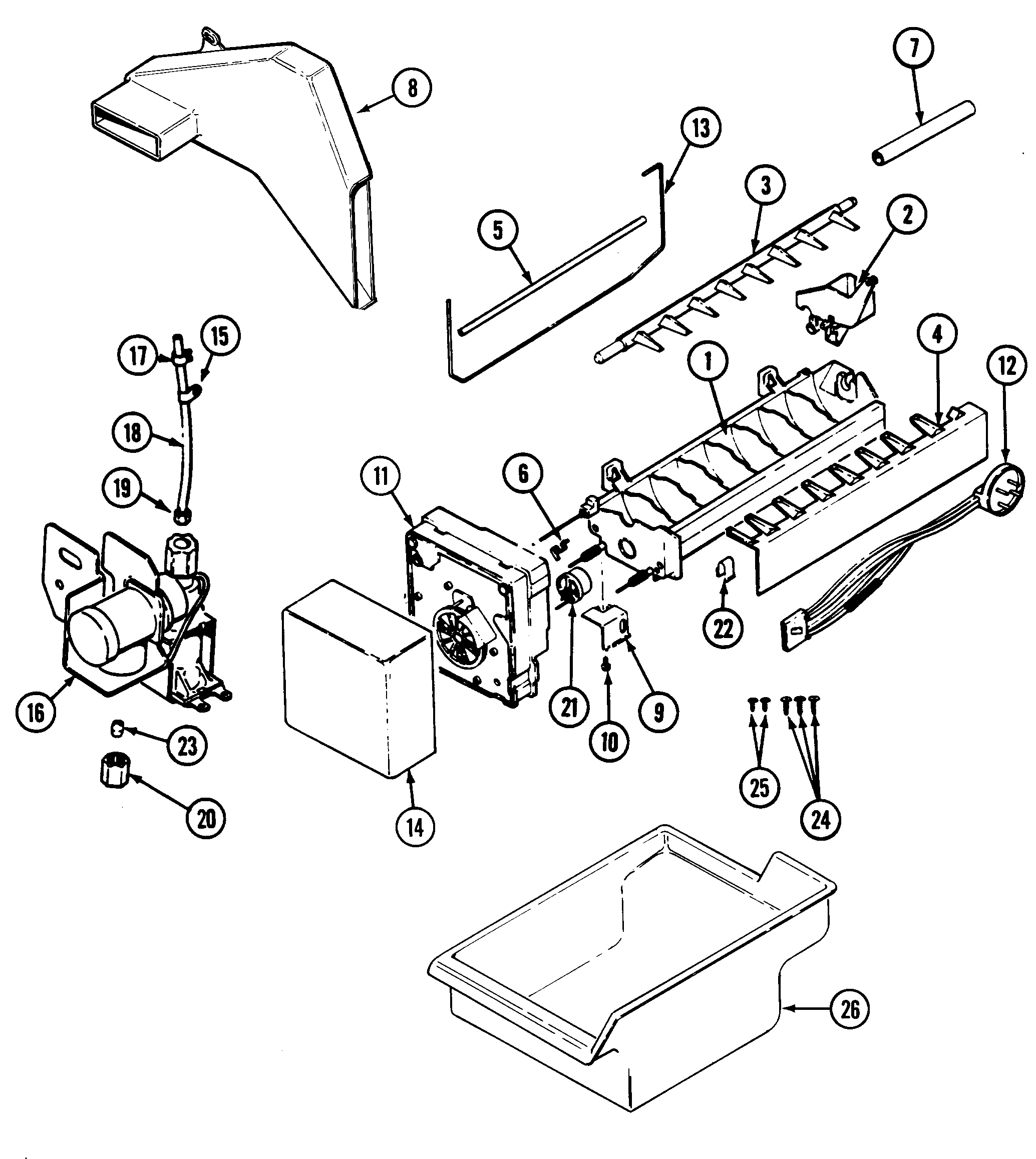 Ice maker kit (ice)