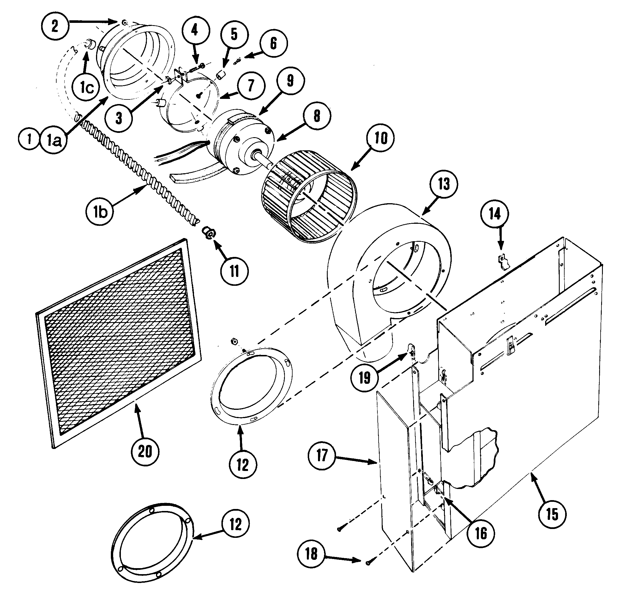 Blower plenum