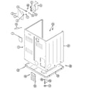 Maytag LDE9206ACE cabinet-rear diagram