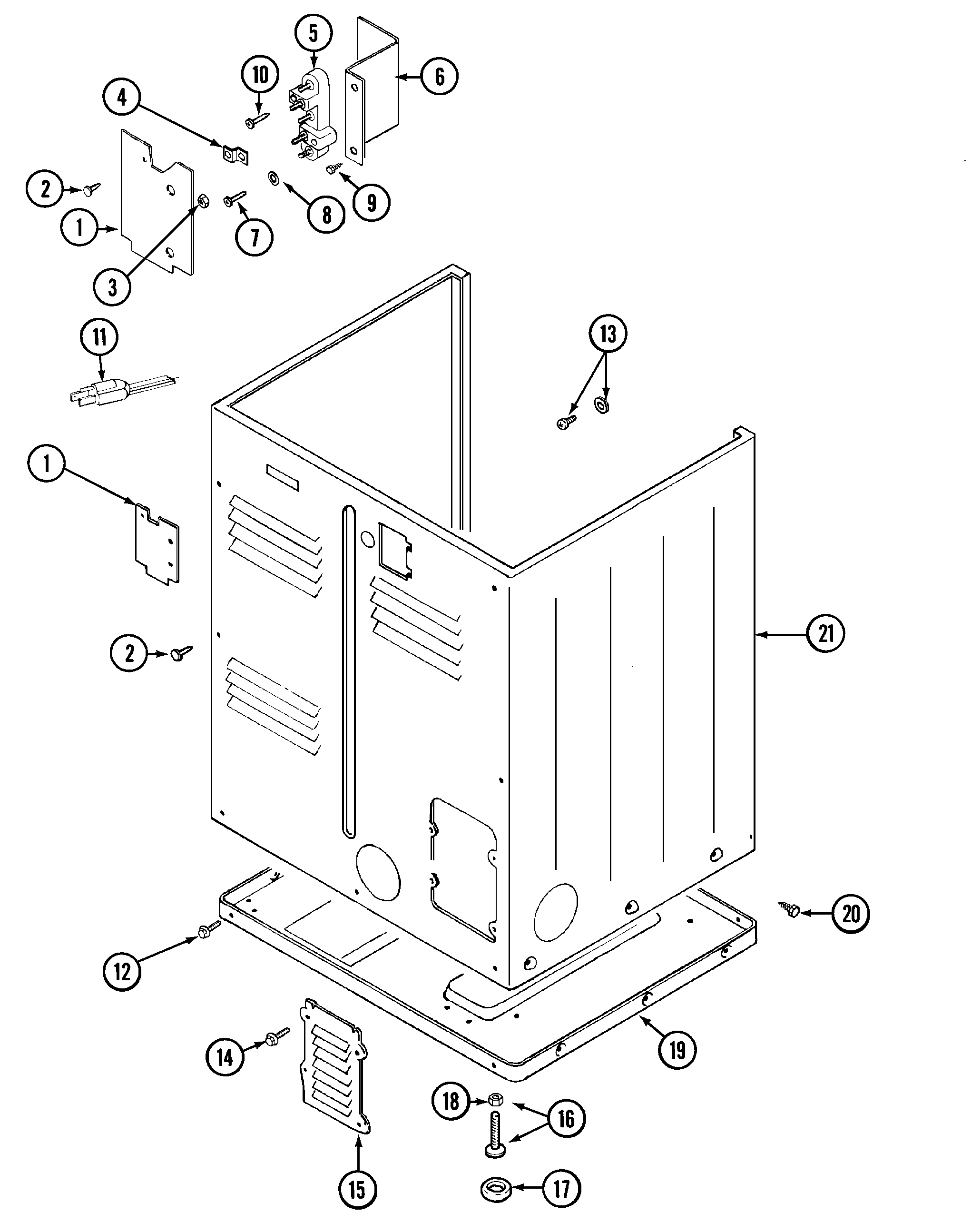 CABINET-REAR