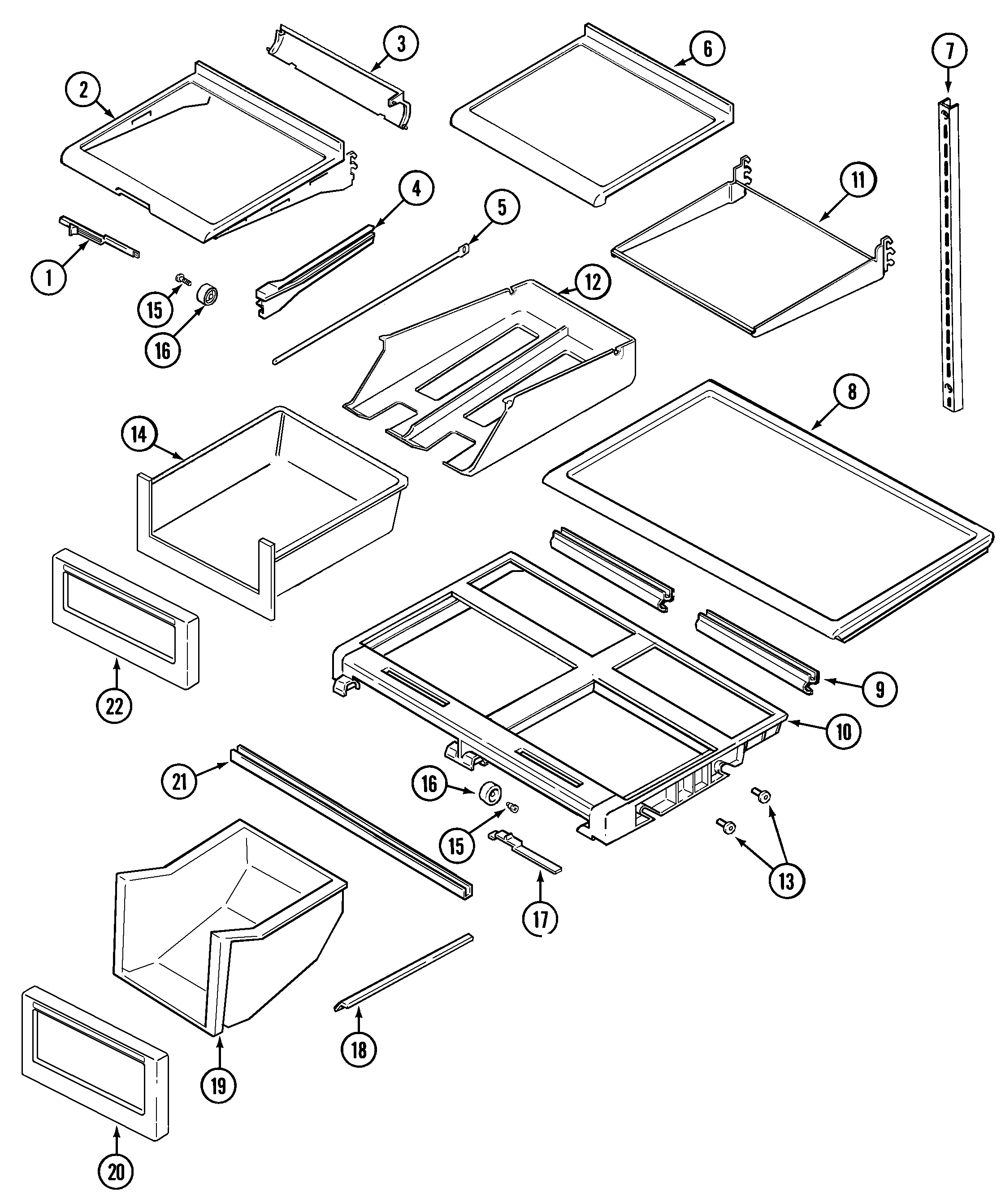 Shelves & accessories