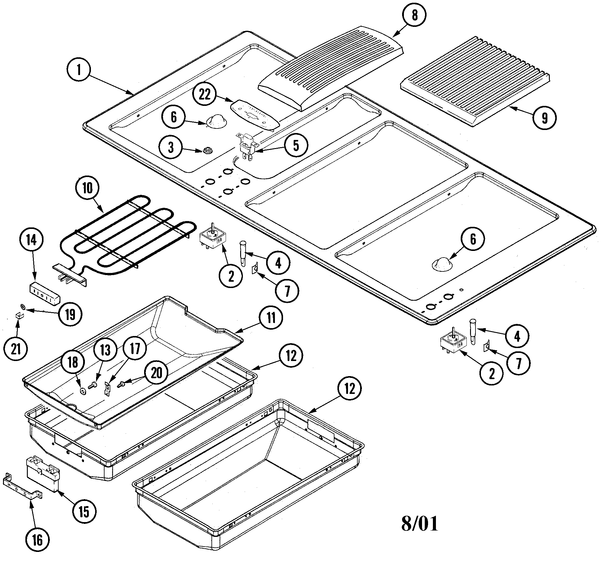 Top assembly