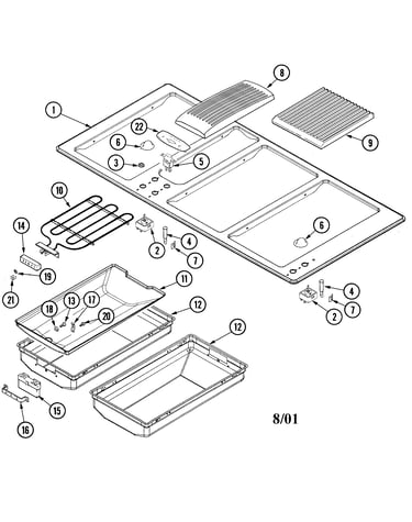 Top assembly