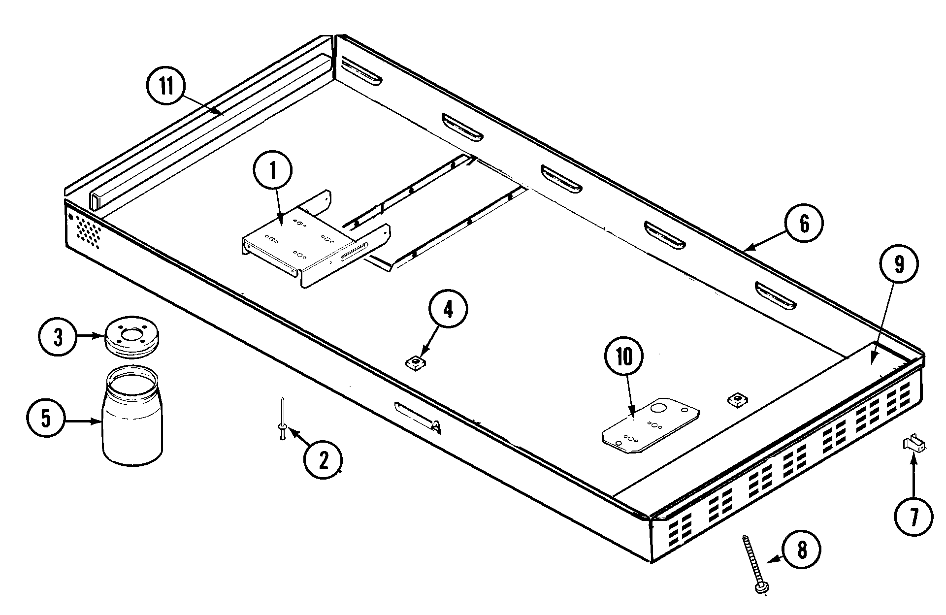 Burner box assy.