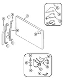 Freezer outer door