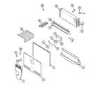 Maytag MTB1542ARW freezer compartment diagram