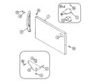 Maytag MTB1542ARW freezer outer door diagram