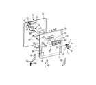 Maytag WC204 door assembly diagram
