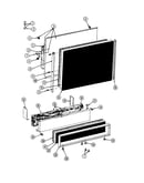 Front panel and access panel