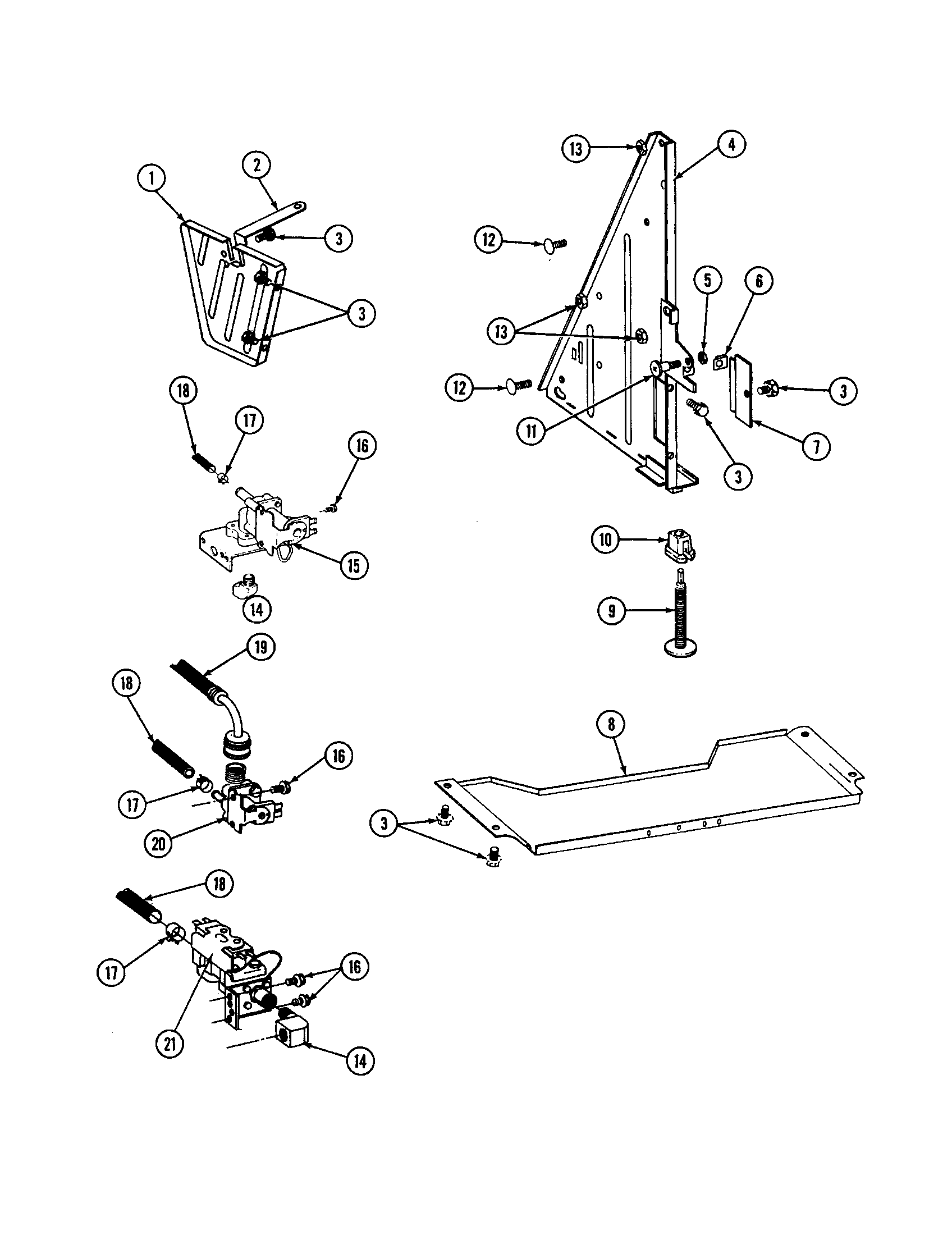TUB SUPPORT-L.H.