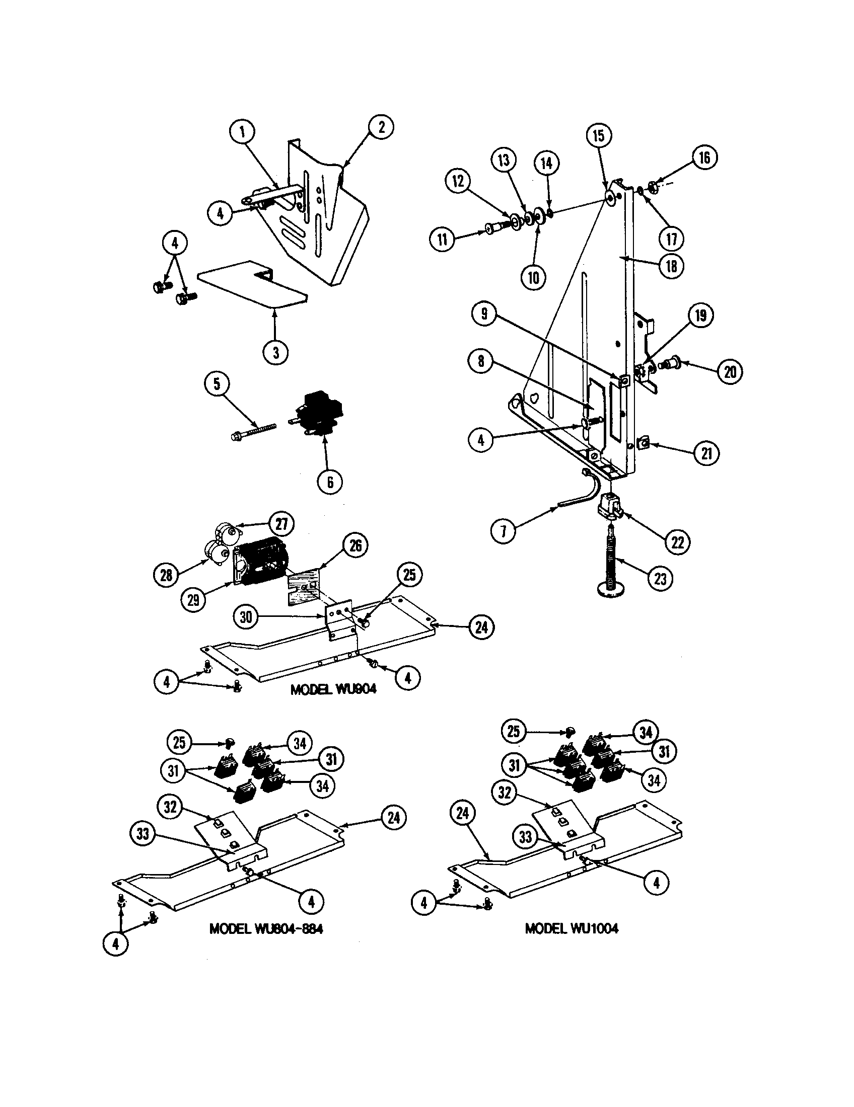 TUB SUPPORT-R.H.