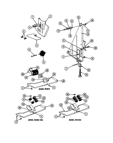 Tub support-r.h.