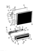Front panel and access panel