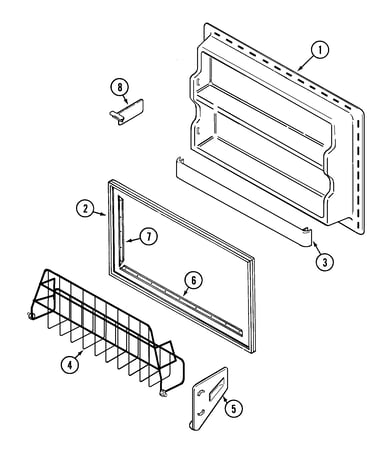Freezer inner door
