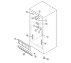 Maytag CFU1236ARW freezer compartment diagram