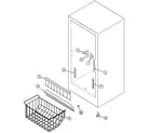 Maytag CFU1535ARW freezer compartment diagram