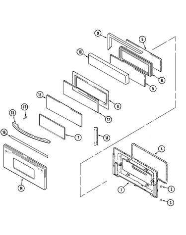 Door (upper/mer6871aac)