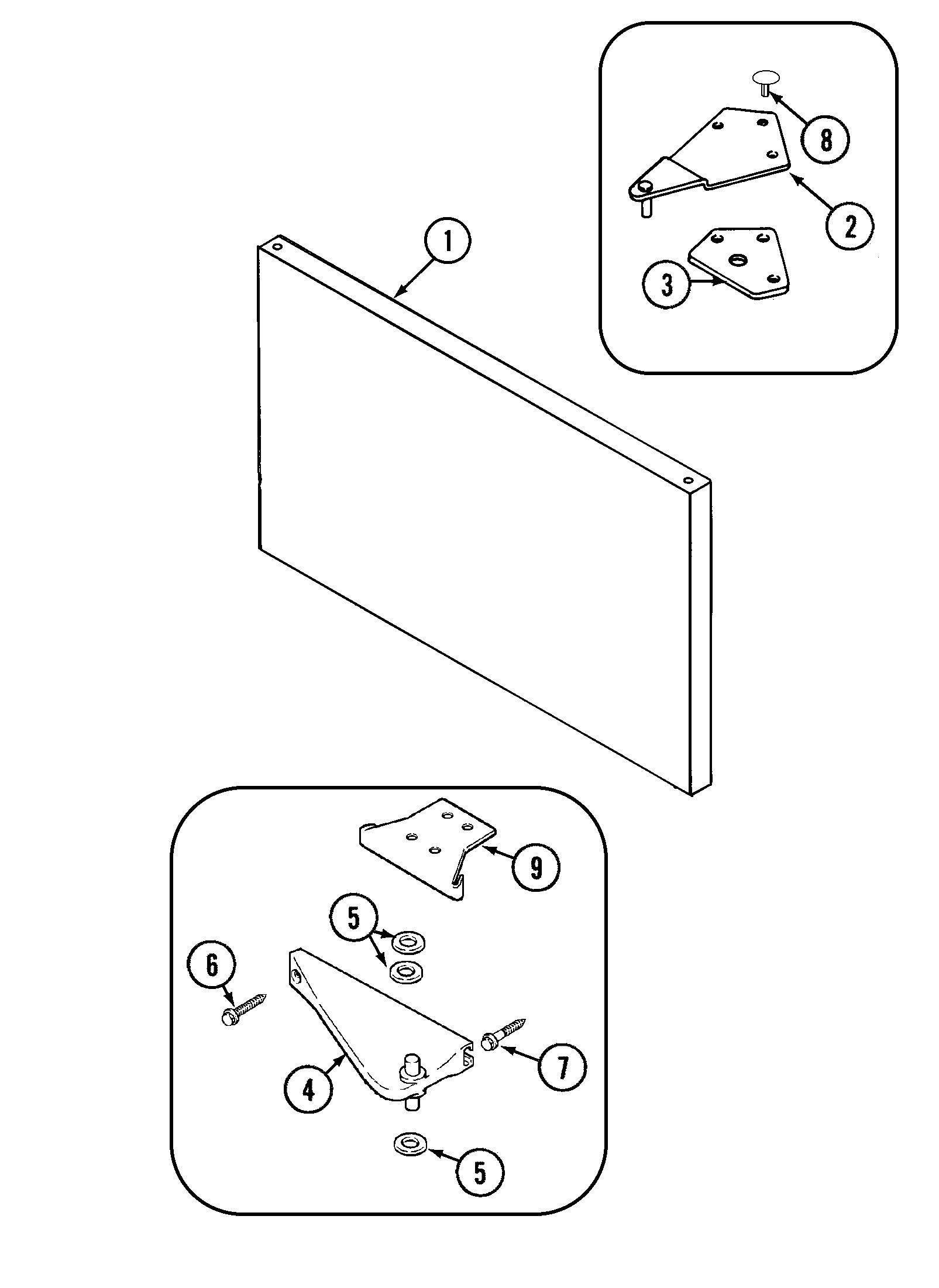 Freezer outer door