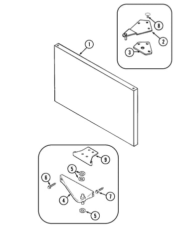 Freezer outer door