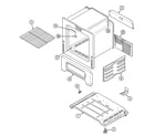 Admiral A31000PAWT oven/base diagram