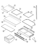 Shelves & accessories (bisque)