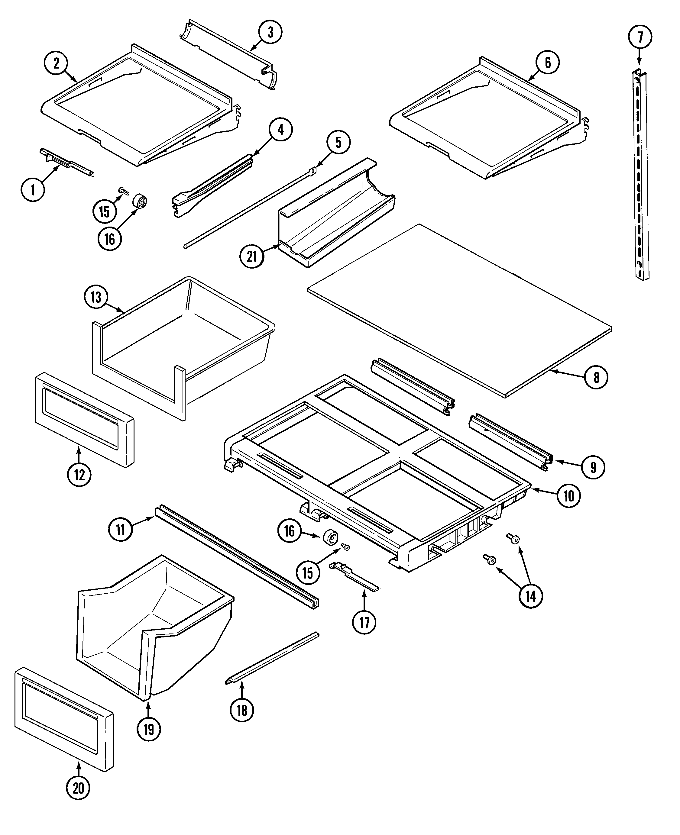 Shelves & accessories