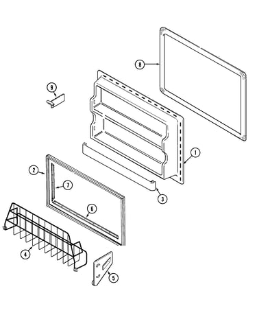Freezer inner door