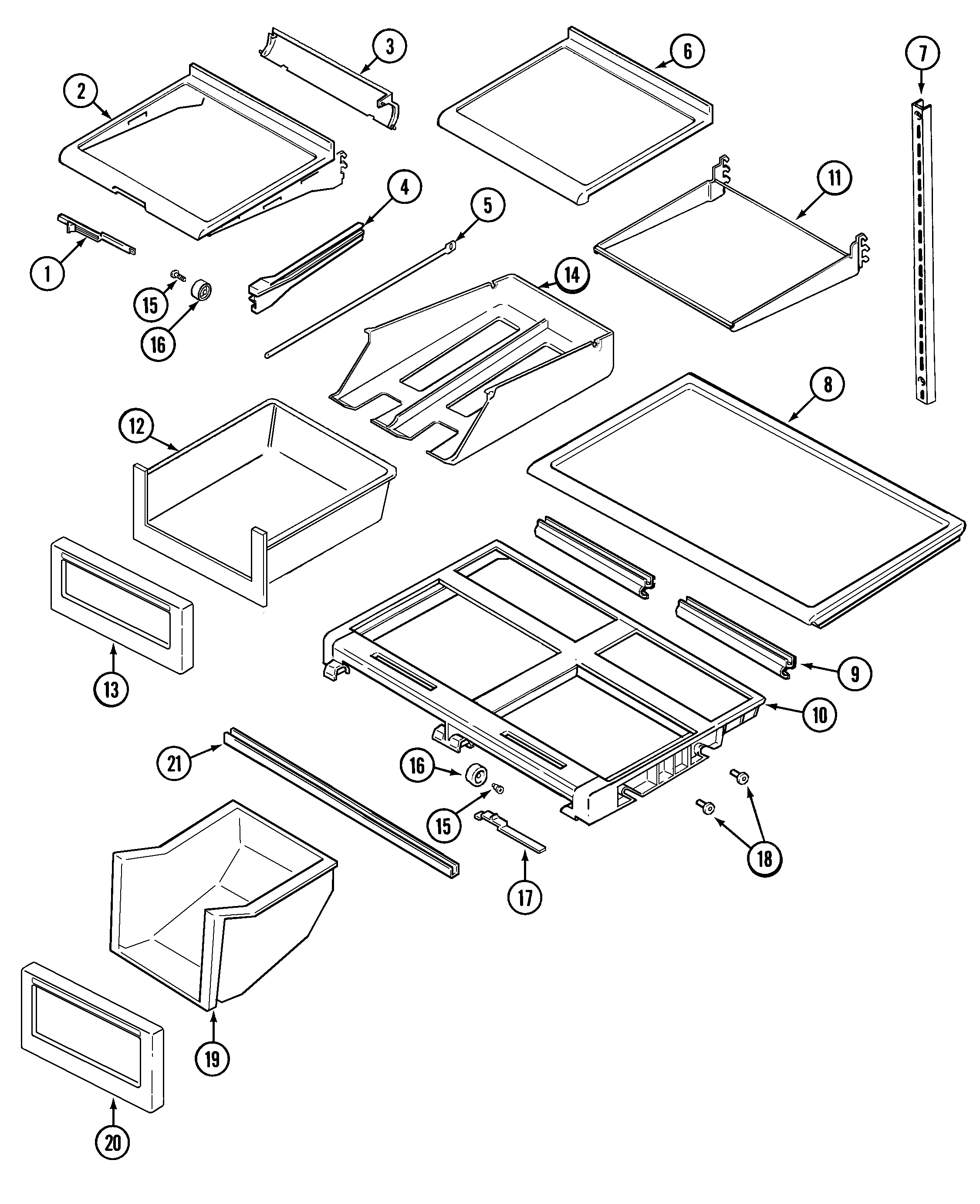 Shelves & accessories