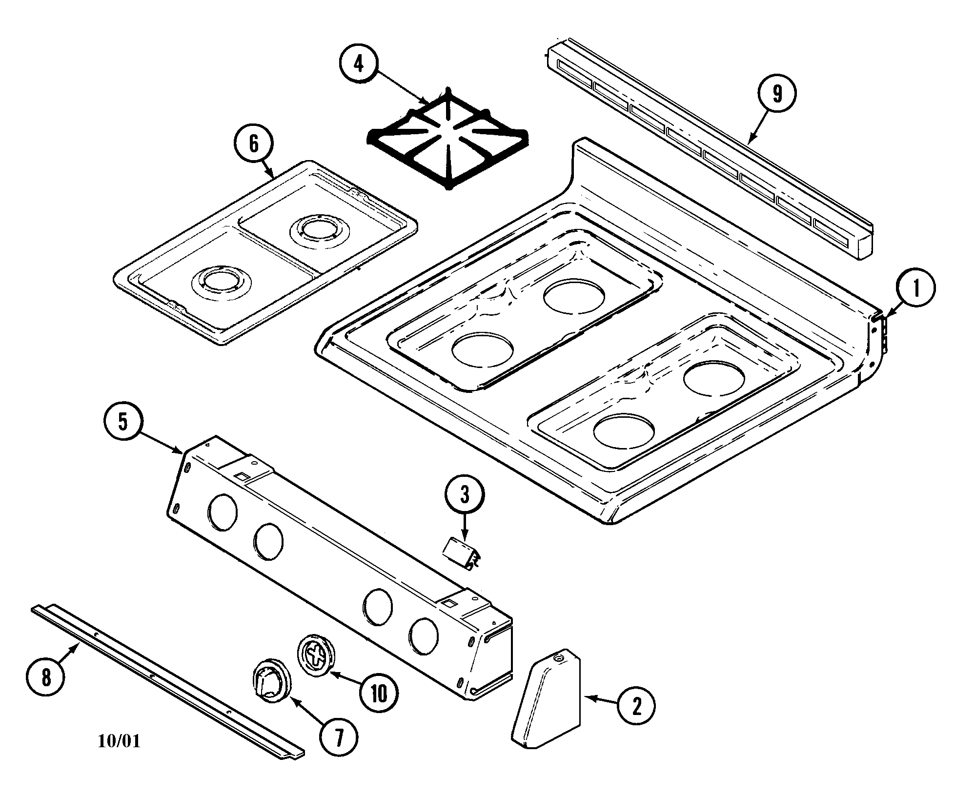 Top assembly