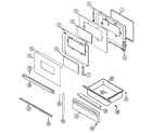 Crosley CG34700ADQ door/drawer diagram