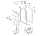 Maytag CFU2036GRW door diagram