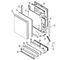 Maytag DWU7400BAE door diagram