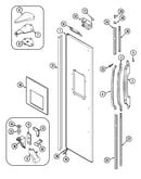 Freezer outer door