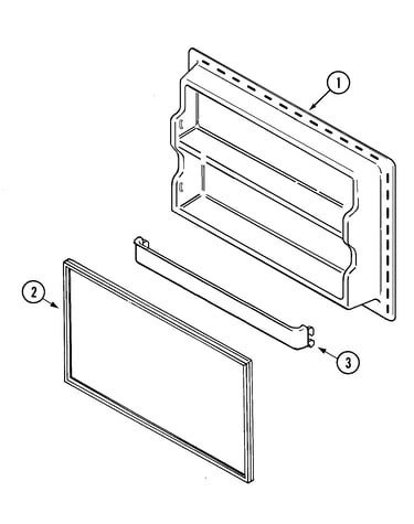 Freezer inner door