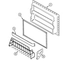 Maytag PTB19AAFRB freezer inner door diagram