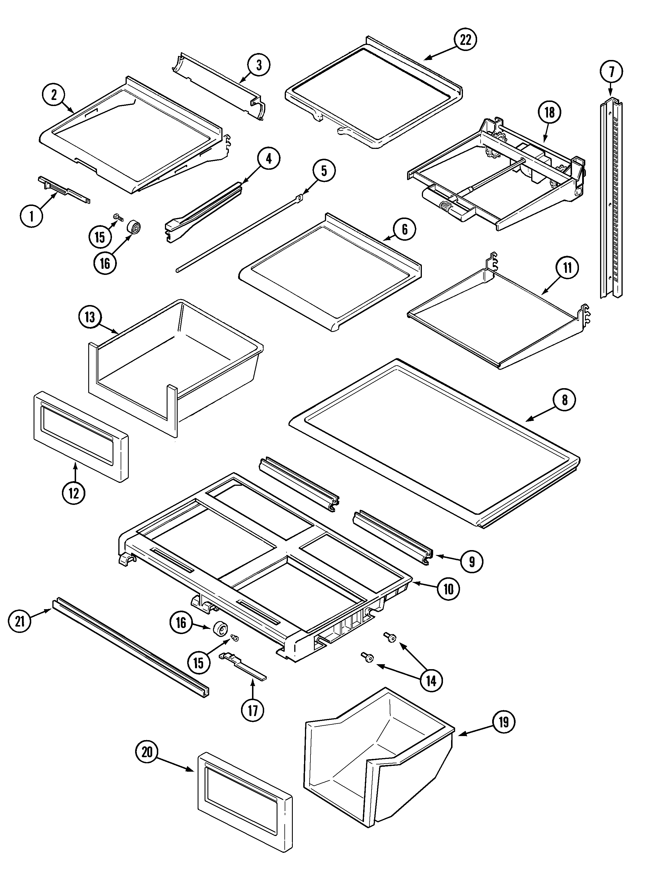 Shelves & accessories