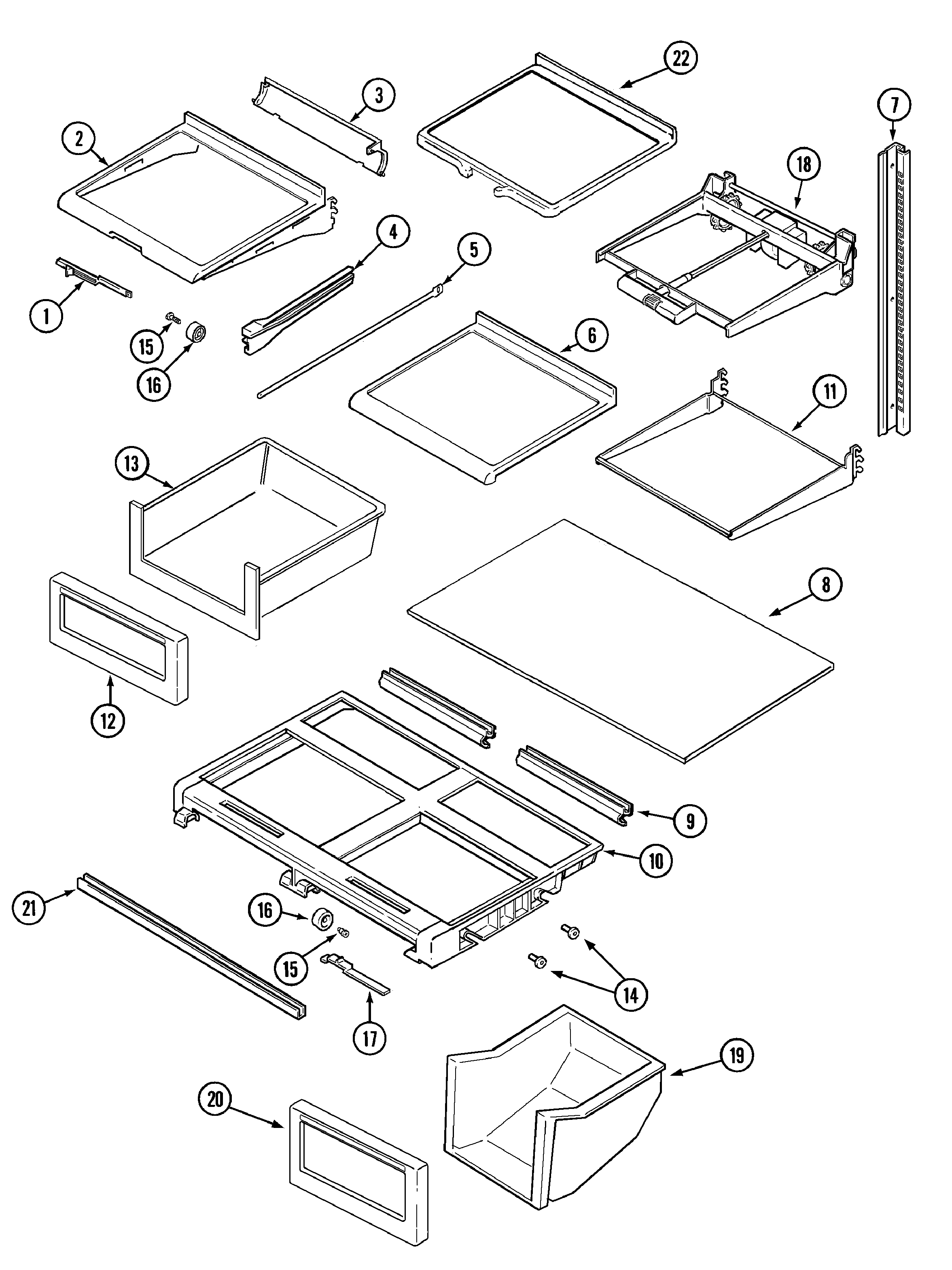 Shelves & accessories
