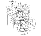 Maytag DWC8330AAW tub diagram