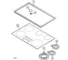 Maytag CSE9600ACE top assembly diagram