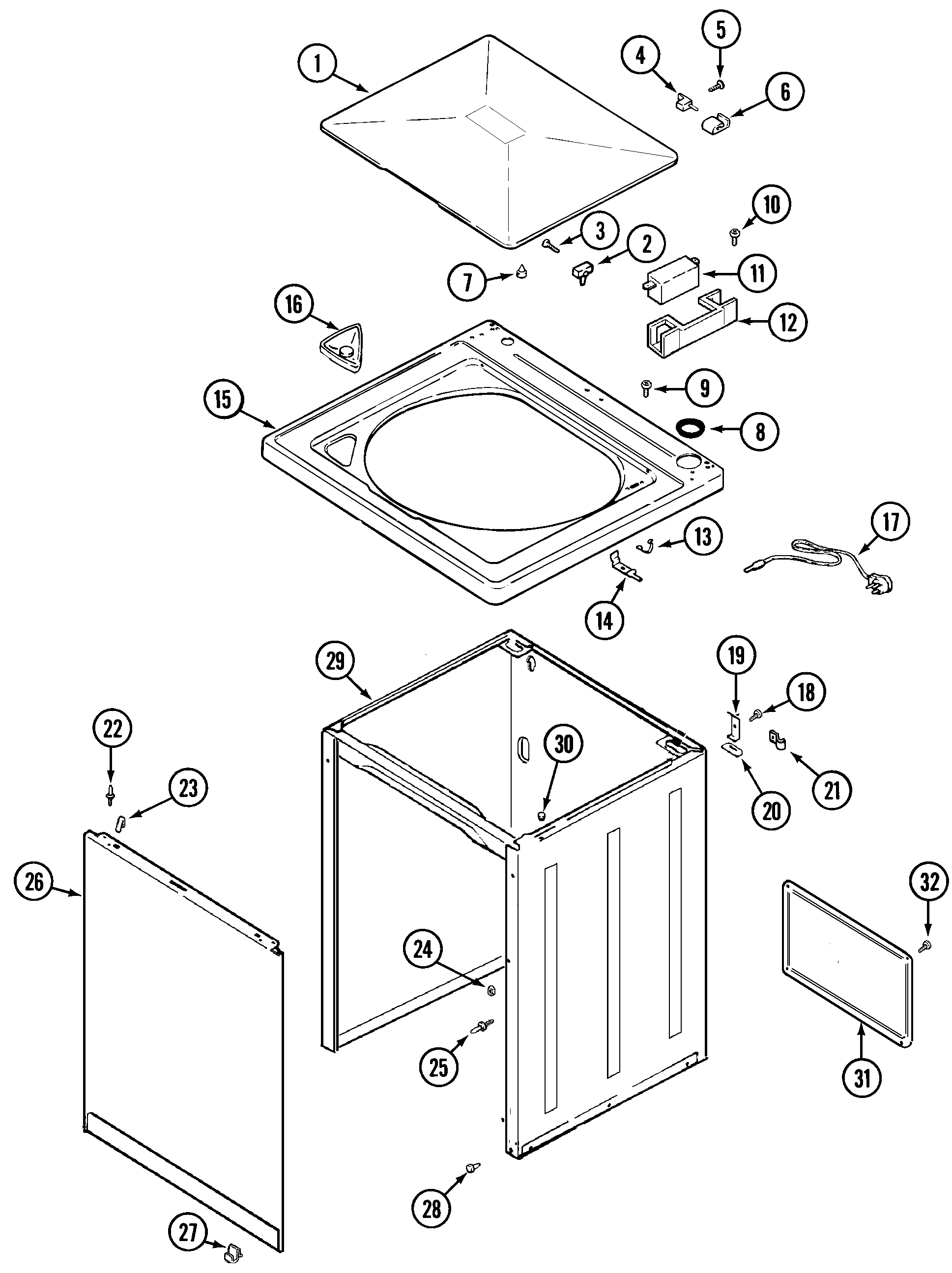 Top assembly
