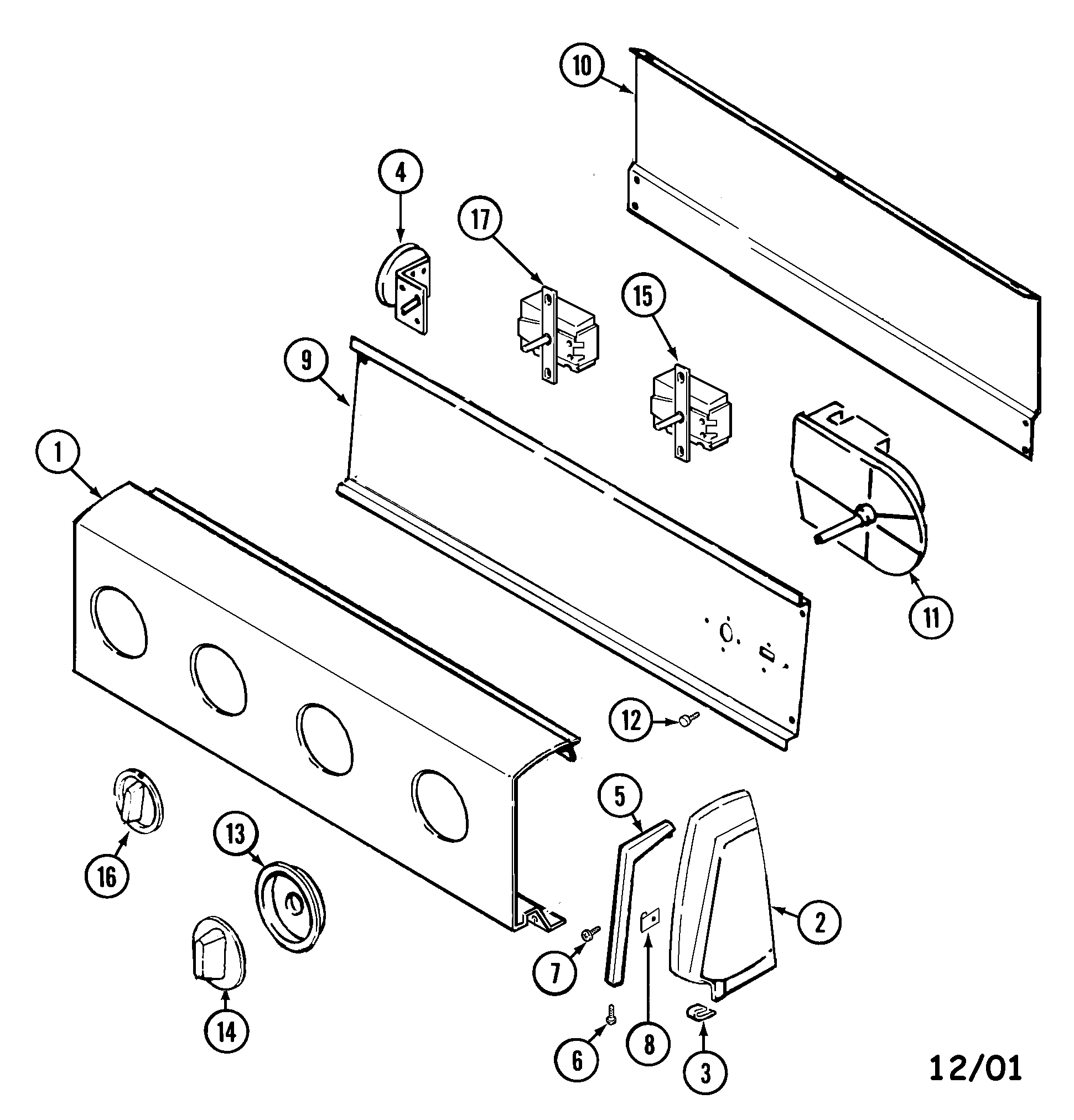 Control panel (lwn204v)