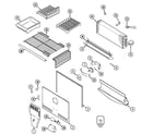 Jenn-Air JTB2187ARW freezer compartment diagram