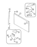 Freezer outer door