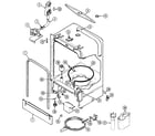 Maytag PDB1100AWE tub diagram